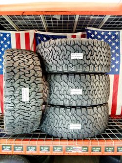 LT35X12.5R20 BF GOODRICH K02 ALL TERRAIN TRUCK JEEP Used Tires (4)