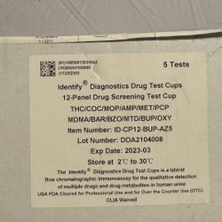 IDENTIFY DIAGNOSTICS DRUG TEST