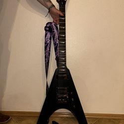 Kramer Nite-V, Matte Black Guitar 