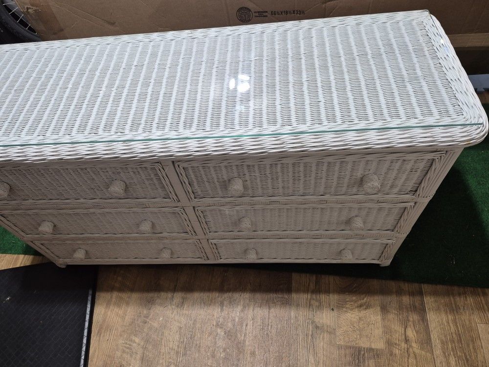 Glass Top Dresser