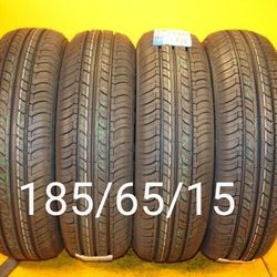 185/65/15 For Sale 4 New Tires We Service Motorcycle Tires