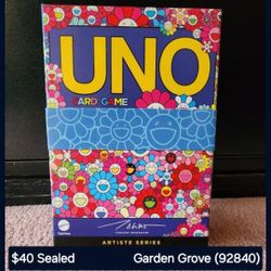 New In Box Uno Artiste Series: Takashi Murakami - Card Game