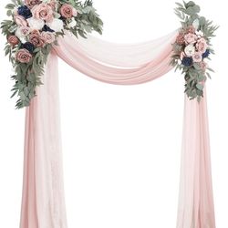 Arch Flowers with Drapers Kit