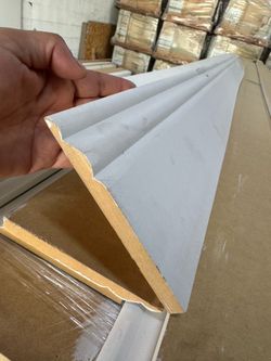 Baseboard 1/2” MDF 51/4” x 16ft Primed Trim Price $20