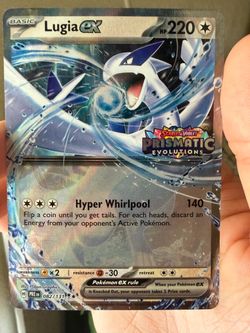 Lucia ex stamped prismatic evolution promo