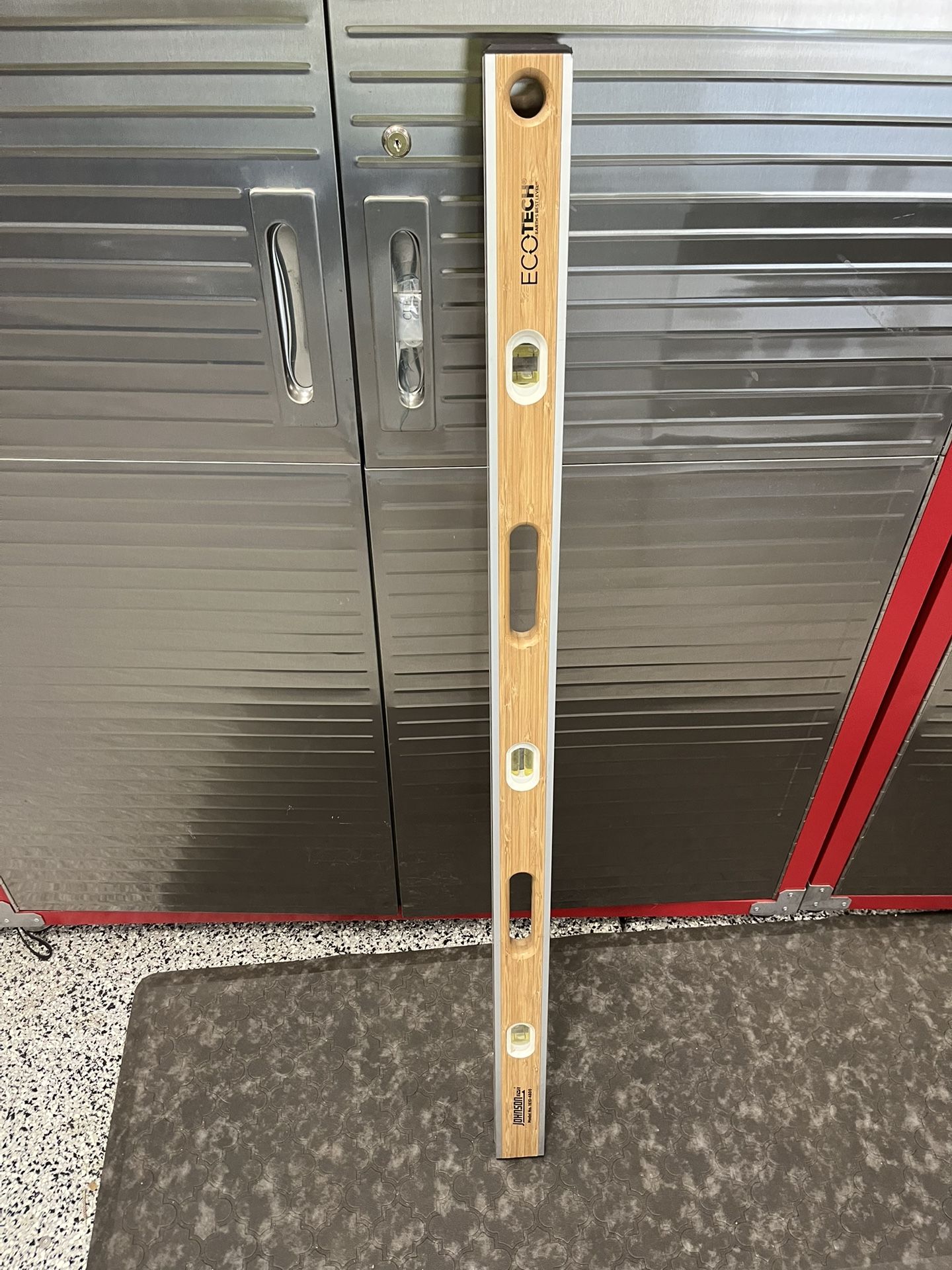 Johnson Level & Tool 1611-4800 48" Eco-Tech Bamboo & Aluminum Level