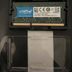 Crucial 4GB DD3L-1600 PC3-12800 Memory RAM