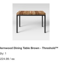 Threshold Wood Dining Table 