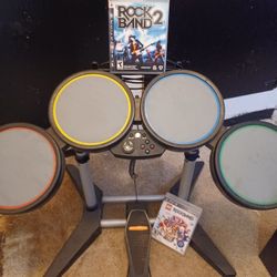 Wired Rock band Drum Set For PS3