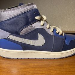 Size 10 - Nike Air Jordan 1 Retro SE Craft Mid Inside Out - Obsidian Blue