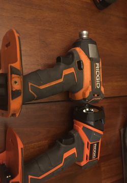 Ridgid impact and flashlight