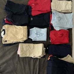 Large Lot of Girl’s Size 5 and 6 Uniform Pieces