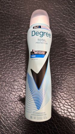 Degree deodorant spray