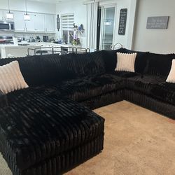 Brand New Super Plush Comfy Corduroy Sectional Set 