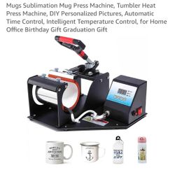 Mugs Sublimation Mug Press Machine, Tumbler Heat Press Machine, DIY Personalized Pictures, Automatic Time Control, Intelligent Temperature Control, fo