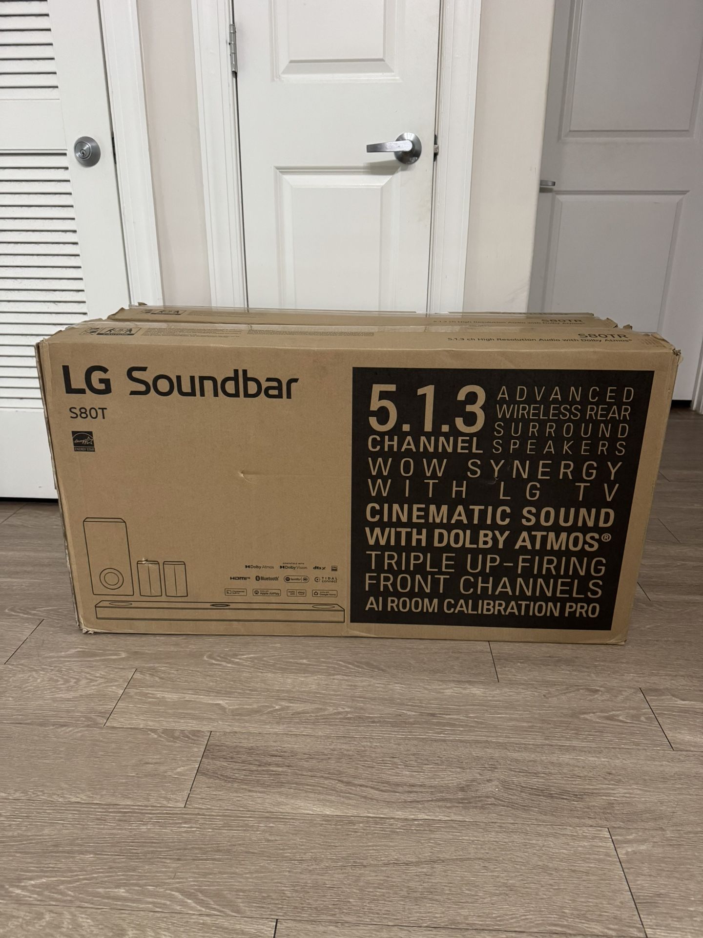 LG S80TR Home Theater Soundbar with Rear Surround Speakers and Wireless Subwoofer