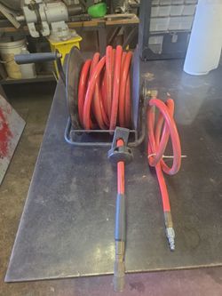 Air hose with reel