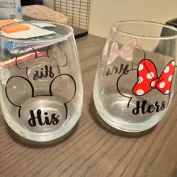 Mr. & Mrs. Disney Glasses 