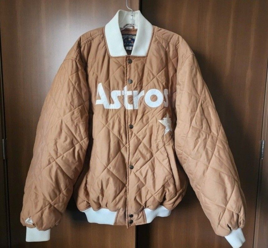 Vintage Houston Astros Bomber Jacket Size XL MLB Cooperstown by Majestic. Made in Korea. Very good condition.