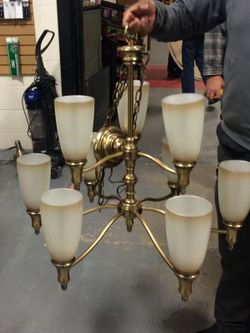 Beautiful Glass Chandelier-Reduced