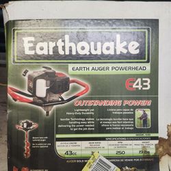 E43 Earth Auger Combo With 8" Auger