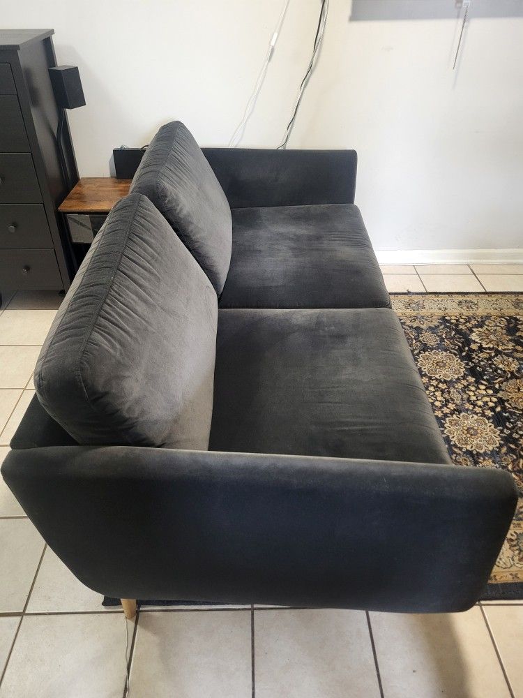 Ikea Deep Couch Black