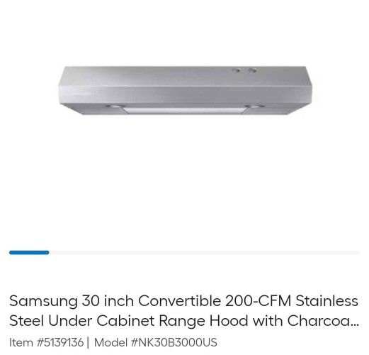 Samsung Cabinet Range Hood