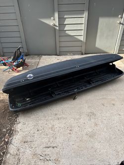 Black Rooftop Cargo Carrier Box