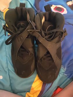 Air Jordan 8 Retro Black Sneakers