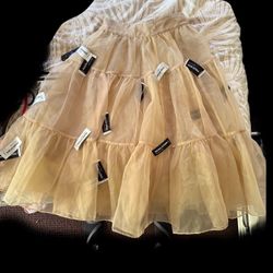Midi Sheer Skirt