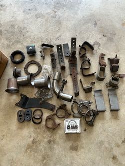 Mixed Lot of Exhaust and Metal Hardware Parts
