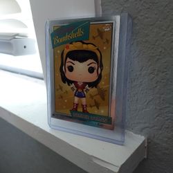 Dc Comocs Bombshell Single Card Wonder Woman 