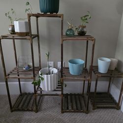 Plant Stand For 8 Pots