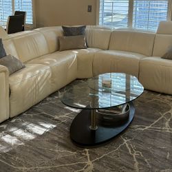 Beautiful White, Sophia, Vergaro Power, Reclining Sectional Sofa!