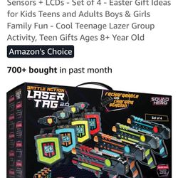 2 Laser Tag Sets (8 People)