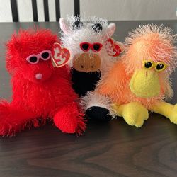 Vintage Ty Punkies Plush Set – Sizzles, Flipflop & Bitters 