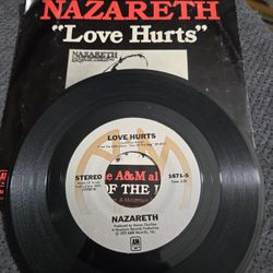 1975 Nazareth "Love Hurts" Single 7" Vinyl 