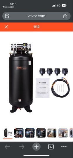 VEVOR Vertical Air Compressor with Accessories