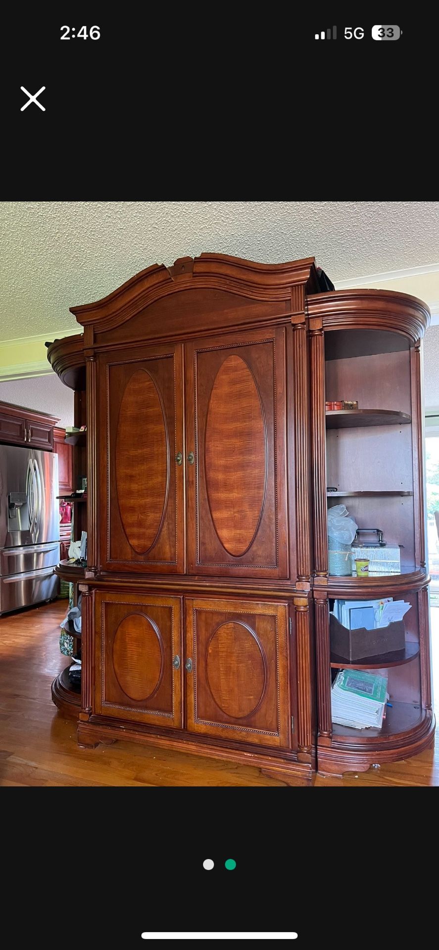 Wooden Entertainment Center