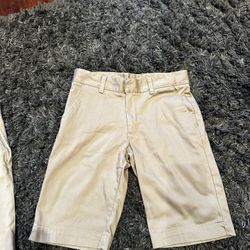 Mills Uniform Co. Tan Uniform Shorts ( Girls) - 2 Pairs