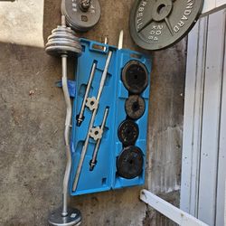 Barbell Weight Set and EZ Curl Bar Weight Set 
