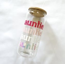 Auntie Glass Cup