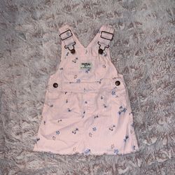 Pink Oshkosh Overalls Dress 