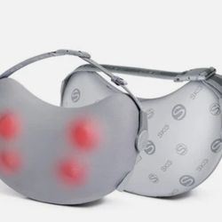 SKG T1-2Pro Shiatsu Back Massager for Pain Relief Deep Tissue with Heat 4D Kneading Cordless Electric Massage Pillow T1-2Pro Gifts for Men Women Dad M