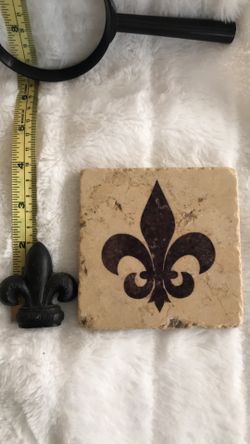 St Florian Home Decor Set Ceramic Tile and Mini Statue