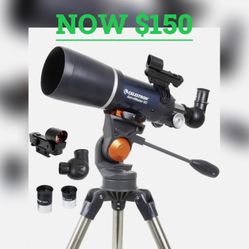 Celestron - AstroMaster 80AZS Refractor Telescope