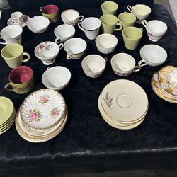 Tea Cups And Plates 