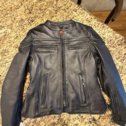 Leather Riding Jacket (M)