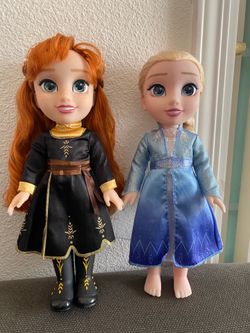Disney Frozen 2 Anna and Elsa Doll 13 inch, orignal clothing