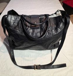 A. BELLUCCI LEATHER HANDBAG